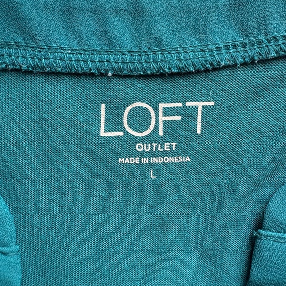 Teal Tunic - Size Large  Excellent Condition - Picture 4 of 4